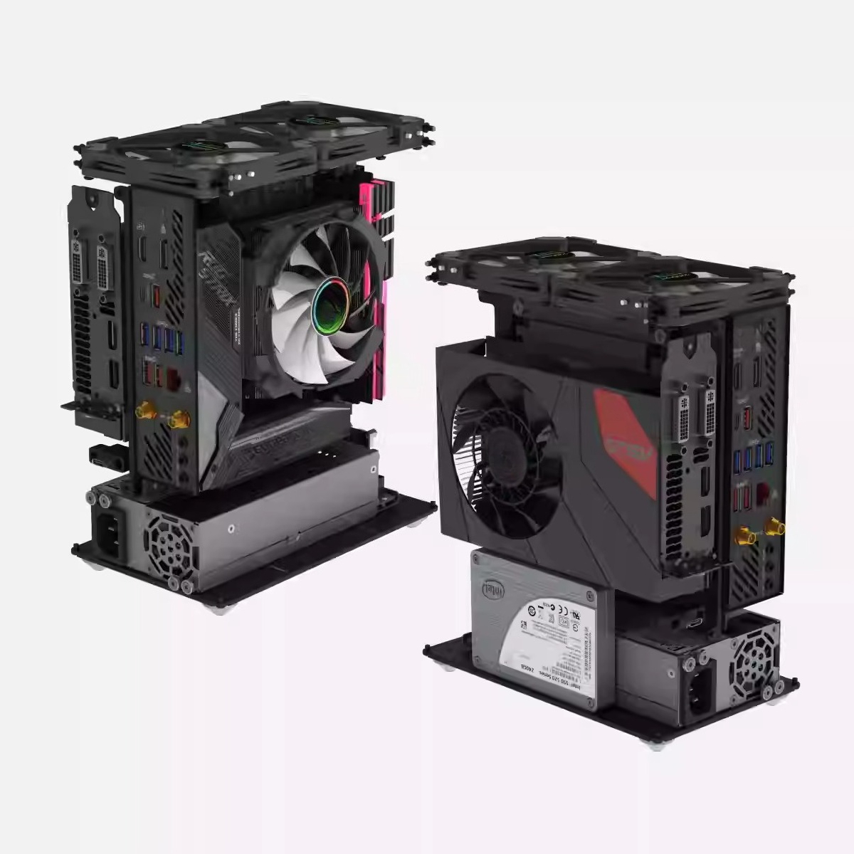 Sff Mini Itx Cnc Aluminum Chassis - هيكل كمبيوتر صغير بحجم A4 من