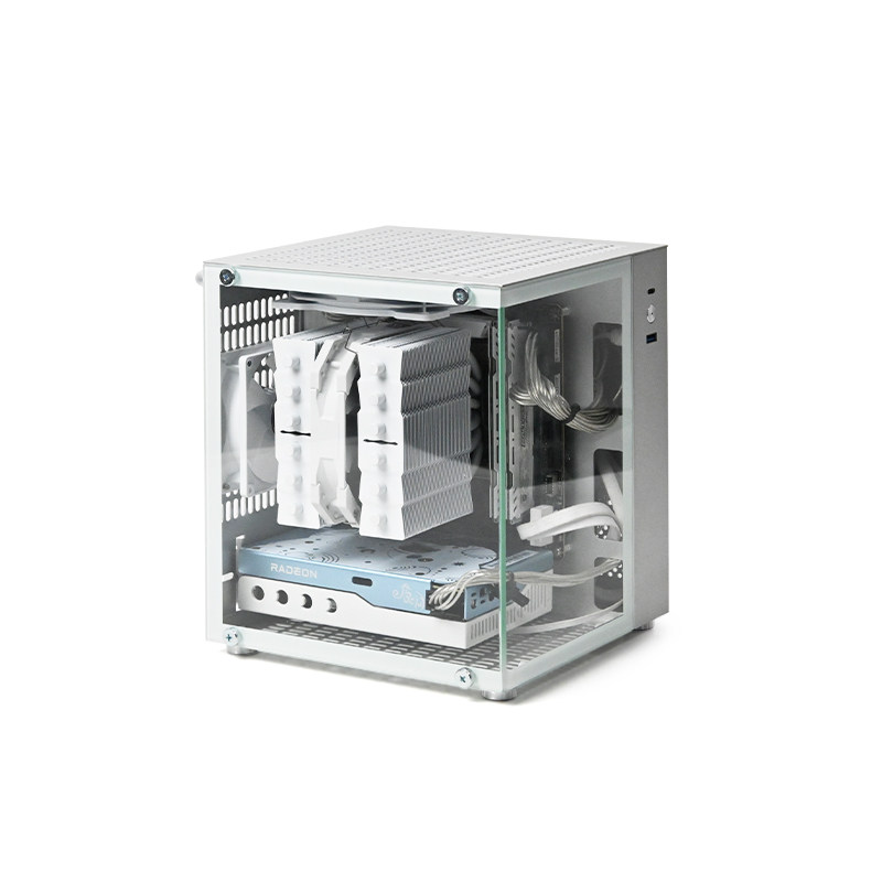 Portable Aluminum Itx Case Carry Handle - هيكل كمبيوتر محمول من الألومنيوم بسعة