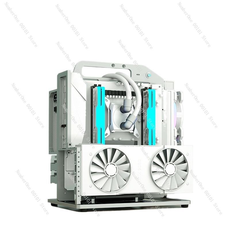 Aluminum Open Frame Test Bench Water Cooling - هيكل لوحة أم MATX من سبائك