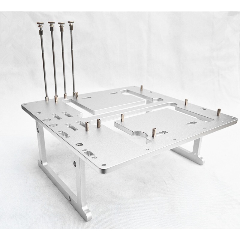 Aluminum Open Frame Test Bench Water Cooling - هيكل كمبيوتر مفتوح الإطار من الألومنيوم،