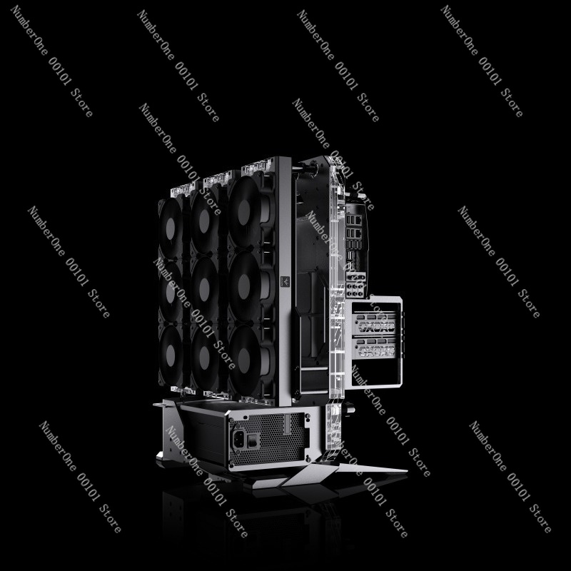 هيكل كمبيوتر مفتوح الإطار EATX - مراجعة Aluminum Open Frame Test Bench Water Cooling وسعره