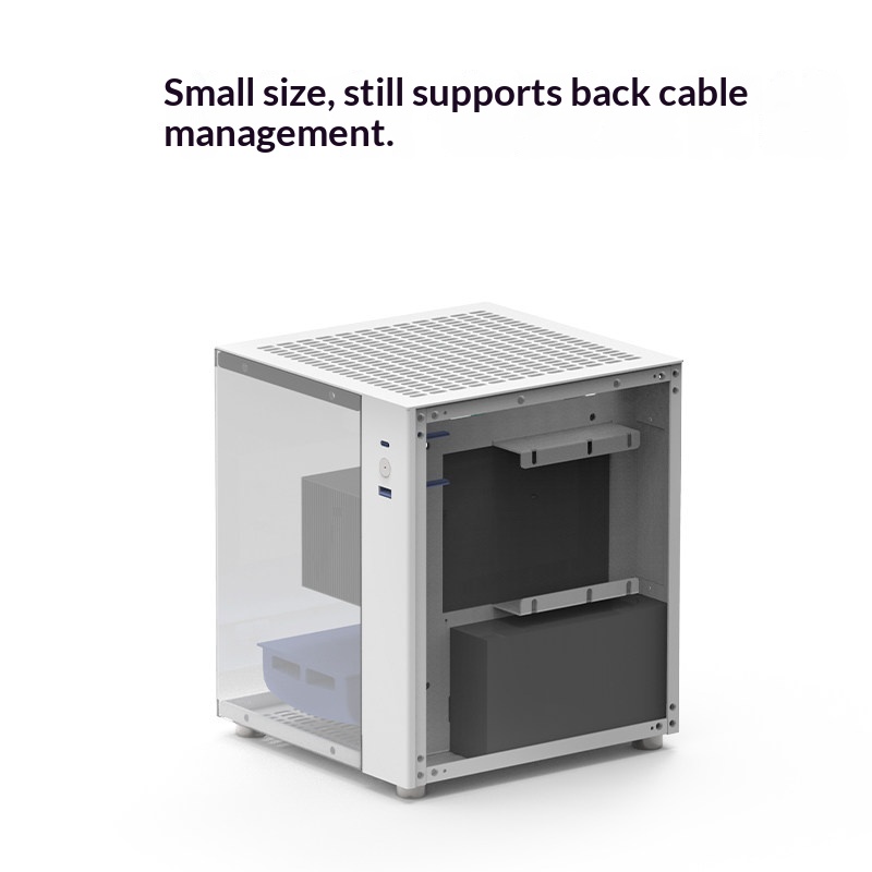 هيكل كمبيوتر محمول من الألومني - مراجعة Portable Aluminum Itx Case Carry Handle وسعره