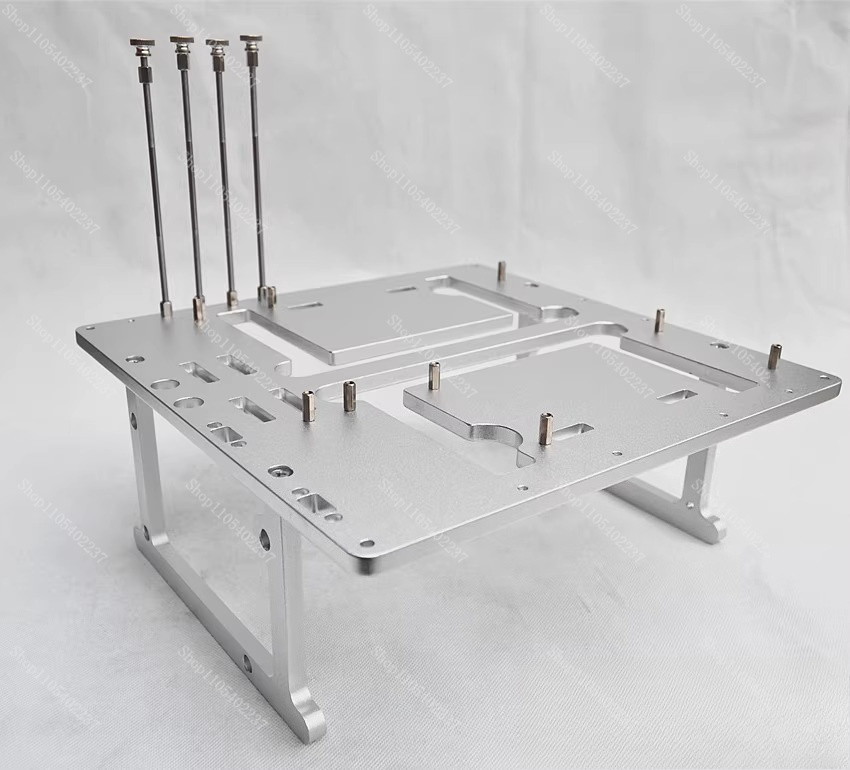 علبة كمبيوتر JXK-K2 مفتوحة الإ - مراجعة Aluminum Open Frame Test Bench Water Cooling وسعره